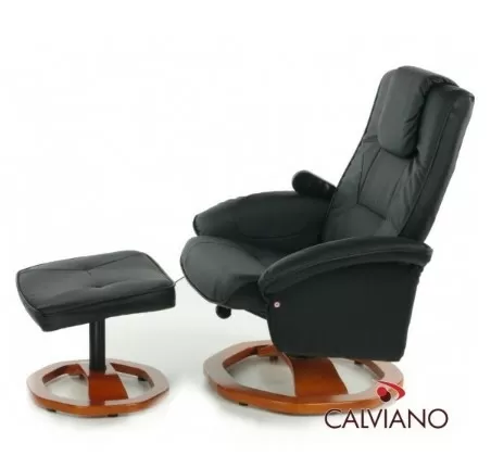 Вибромассажное TV-кресло Calviano 92 с пуфом