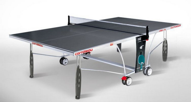 Тенисный стол Cornilleau Sport 250S Crossover с сеткой (серый)